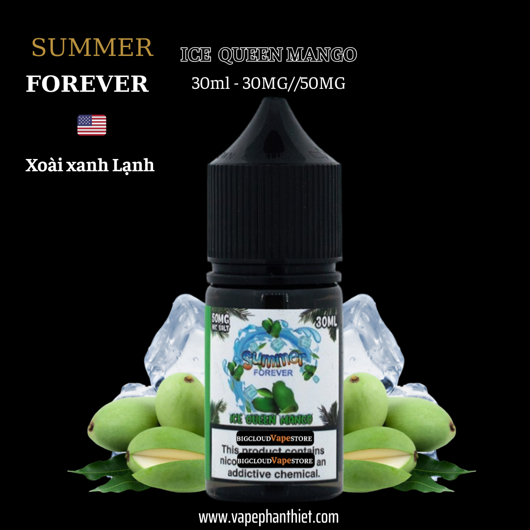 Summer Froever Salt 30ml 30MG-50MG Xoài Xanh Lạnh